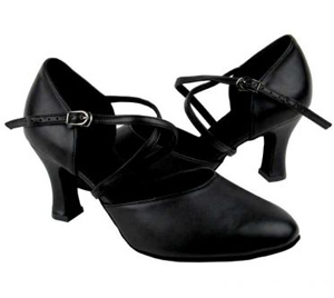 FeatherLite Dance Shoes Carol Black Leather