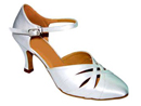 FeatherLite Dance Shoes Danielle White Satin