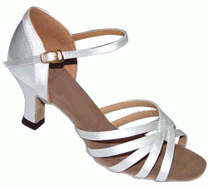 FeatherLite Dance Shoes Donna White Satin