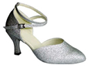 FeatherLite Dance Shoes Doreen Silver Sparkle
