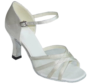 FeatherLite Dance Shoes Irena White Satin