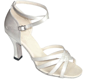 FeatherLite Dance Shoes Melissa White Satin