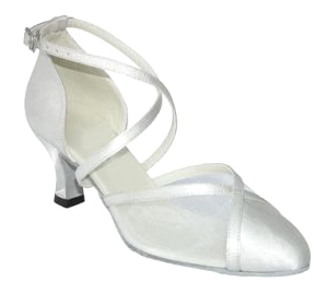 FeatherLite Dance Shoes Nancy White Satin
