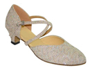 FeatherLite Dance Shoes PAtricia Gold Lace