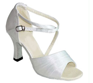 FeatherLite Dance Shoes Rachel White Satin