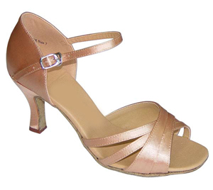 FeatherLite Dance Shoes Sara Tan Satin